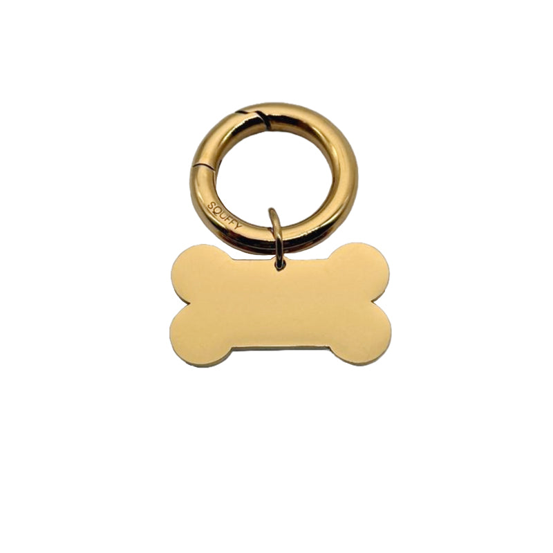 Placa de Hueso Grabada para Perro