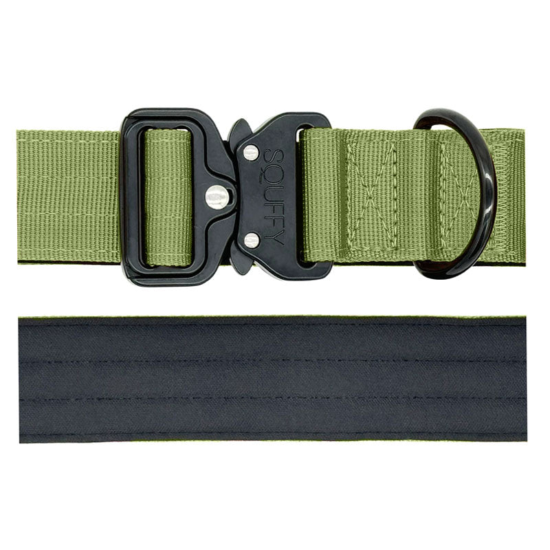 Collar Táctico Perros Moss Forge Verde Oliva