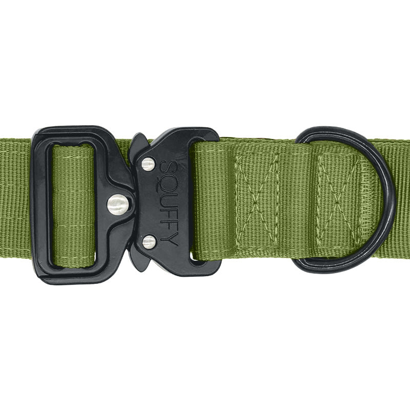 Collar Táctico Perros Moss Forge Verde Oliva