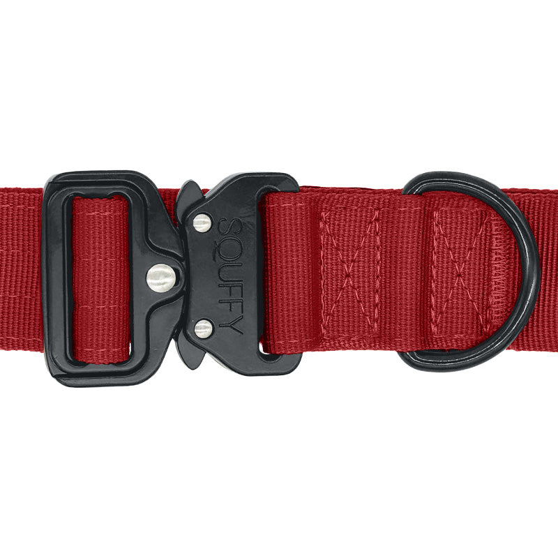 Collar Táctico Perros Ruby Vandal Rojo Rubí