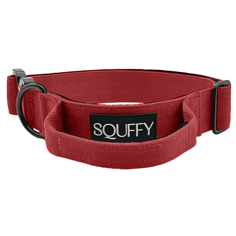 Collar Táctico Perros Ruby Vandal Rojo Rubí