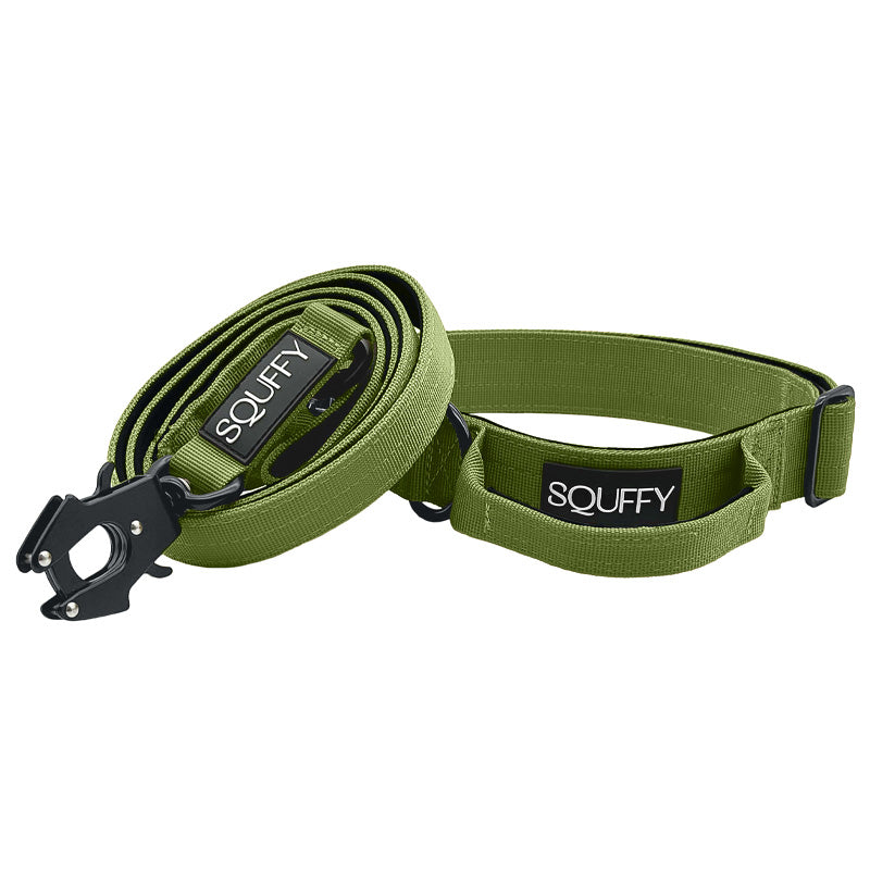 Collar Táctico Perros Moss Forge Verde Oliva