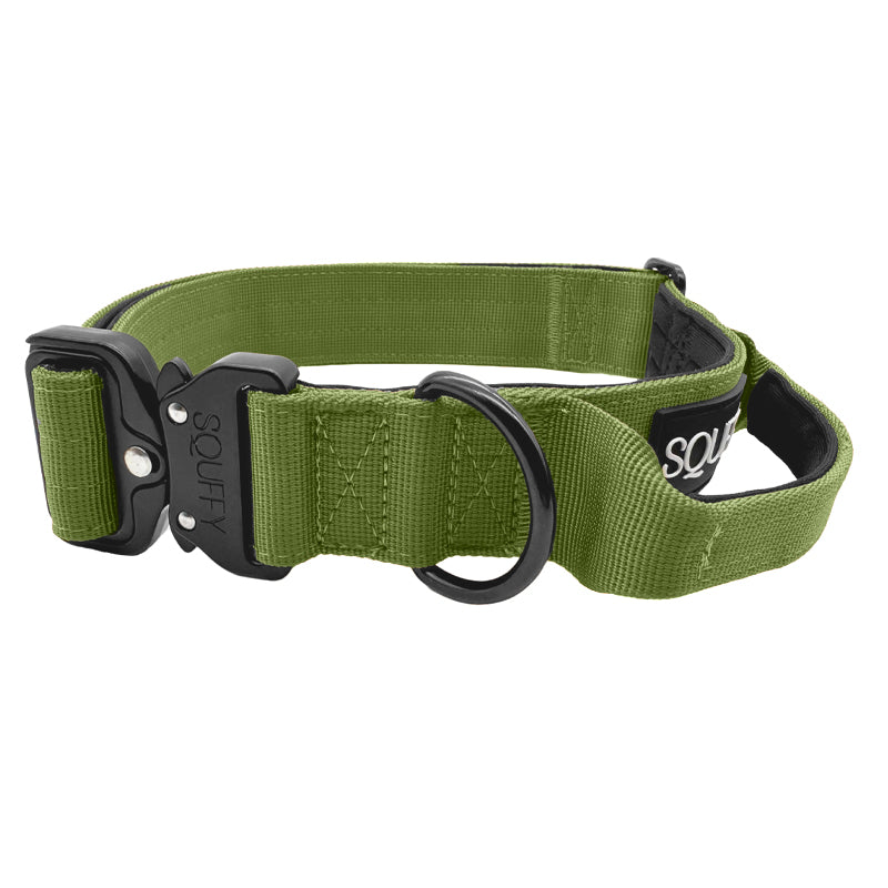 Collar Táctico Perros Moss Forge Verde Oliva