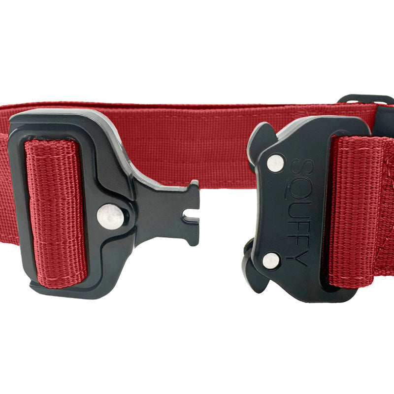 Collar Táctico Perros Ruby Vandal Rojo Rubí