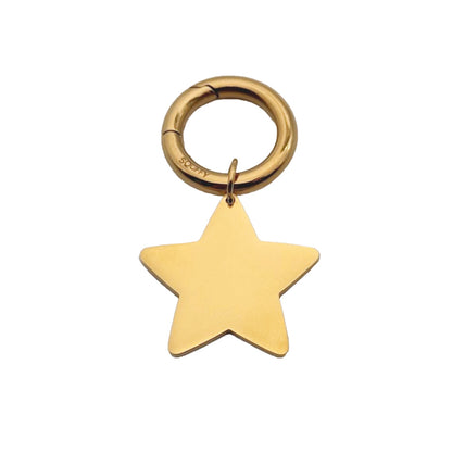 Placa de Estrella Grabada para Perro